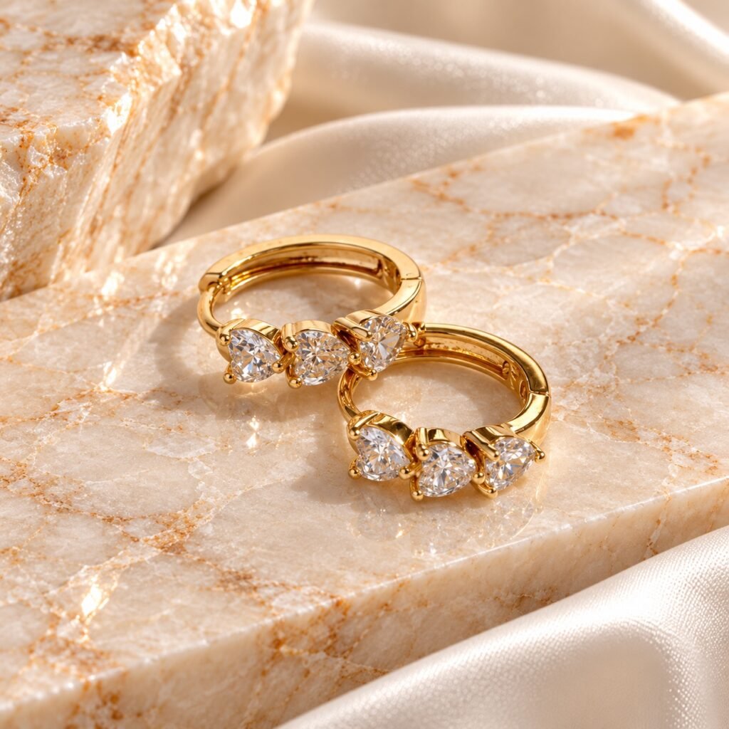 أقراط Pear Trio