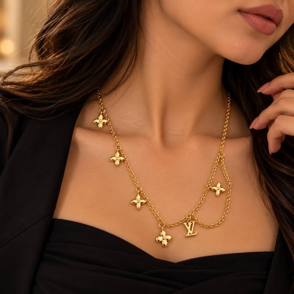 قلادة LV Floral Charms